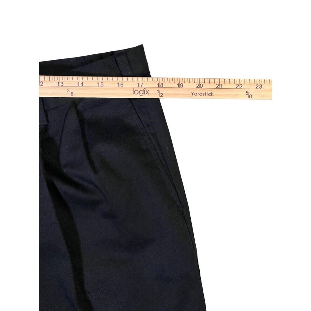 DOCKERS NEW 36x29 (28) Mens Black Comfort Waist Khaki Pleated Dress Pants NWT - Picture 7 of 11